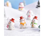 Mini DIY Resin Santa Claus Snowman Mold Micro Landscape Garden Home Decoration-15#