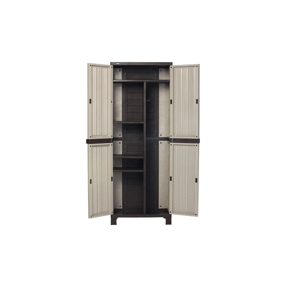 Certa Outdoor Multi-Purpose Cupboard Storage Cabinet - Beige