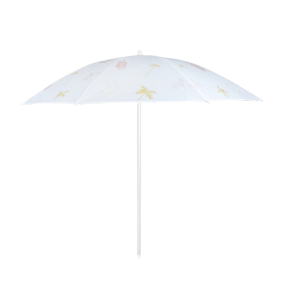 Good Vibes 180cm Beach Umbrella w/ Carry Bag Outdoor Sunshade Cover Coco & Waves