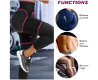 Waist and Thigh Trainer Butt Lifter Neoprene Hip Raise Thigh Slimmer Sweat Trimmer Plus Size Women and Men Workout