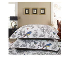 Bedding Queen Size Quilt Set Coverlet Cotton Reversible Bedspread  Bed Cover with 2 Pillow Shams ( Queen Size,90" x 98")