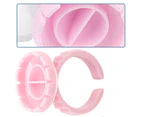 Eyelash Extension Supplies, Eyelash Glue Ring for Lash Extension Supplies, Blossom Ring Fanning Cups for Eyelashes Supplies - Pink