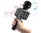 DS 878 Wireless Bluetooth Microphone with Built-in HIFI Speaker For iPhone and Android - Black