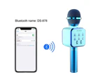 DS 878 Wireless Bluetooth Microphone with Built-in HIFI Speaker For iPhone and Android - Black