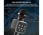 DS 878 Wireless Bluetooth Microphone with Built-in HIFI Speaker For iPhone and Android - Black