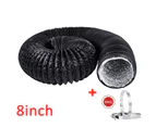 BJWD 8in 32ft Flexible Pipe Hose Tube For Exhaust Duct Fan Air Conditioner