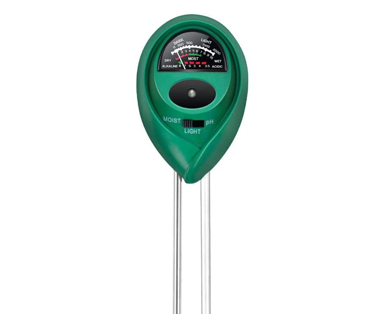 Soil pH Meter 3 in 1 Soil Tester Moisture, Light, pH, Garden, Farm,Lawn Care, Water Soil,Horticultural Soil Moisture Meter Sensor