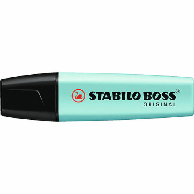 Stabilo Boss Highlighter Pastel Touch Of Turquoise Box 10