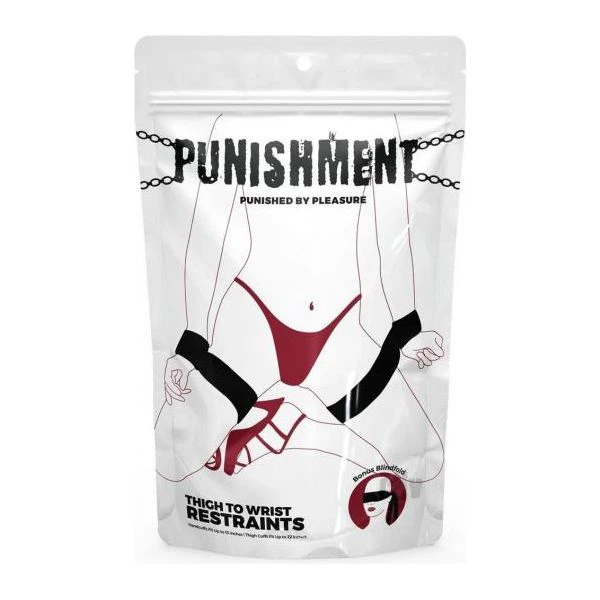 Introducing The Punishment Thigh To Wrist Restraints The Ultimate Pleasure Experience For Couples