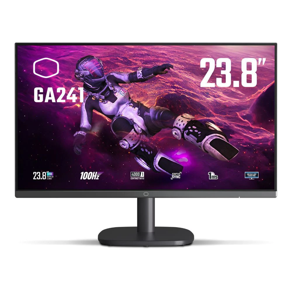 Coolermaster GA241 23.8" FHD 100Hz Gaming Monitor-Black