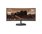 Cooler Master 34" Ultra-Wide Curved Gaming Monitor