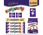 11pc Cadbury Dairy Milk Curly Wurly Super Showbag Chocolate Confectionery Snacks