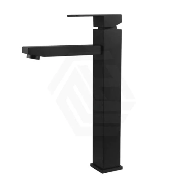 Bathroom Black Tall Basin Mixer Tap Counter Bench Top Vanity Brass