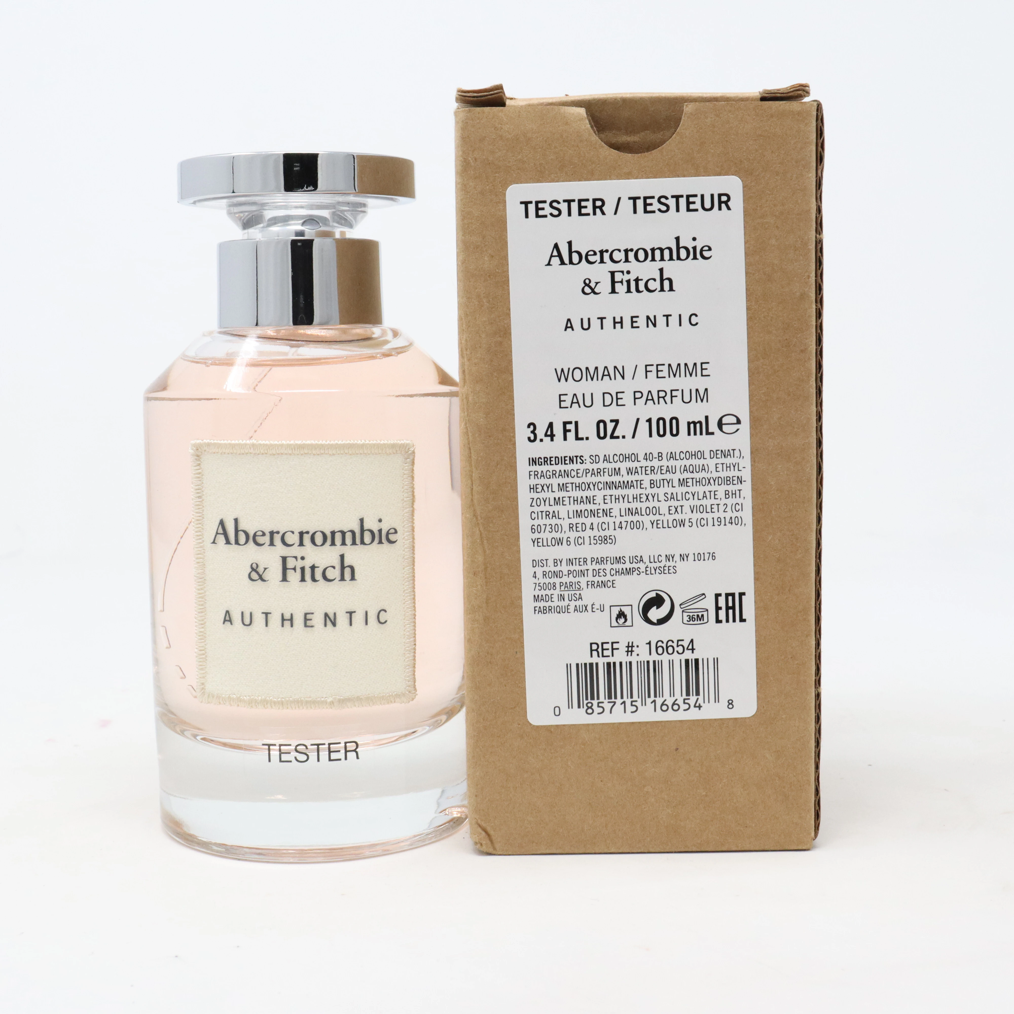 Authentic by Abercrombie & Fitch Eau De Parfum For Women 3.4oz