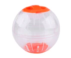 3Colors 12Cm New Fashion Plastic Small Pet Hamster Gerbil Toy Running Activity Exercise Ball orange