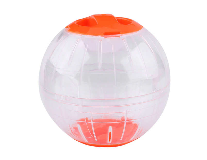 3Colors 12Cm New Fashion Plastic Small Pet Hamster Gerbil Toy Running Activity Exercise Ball orange