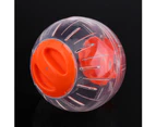 3Colors 12Cm New Fashion Plastic Small Pet Hamster Gerbil Toy Running Activity Exercise Ball orange