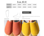 Wear lightweight soft and comfortable women's home slippers - Stripe money goose yellow