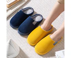 Wear lightweight soft and comfortable women's home slippers - Stripe money goose yellow