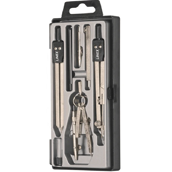 Linex Compass Set Metal School Drawing