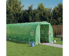 vidaXL Greenhouse with Steel Frame Green 40 m¬≤ 20x2x2 m