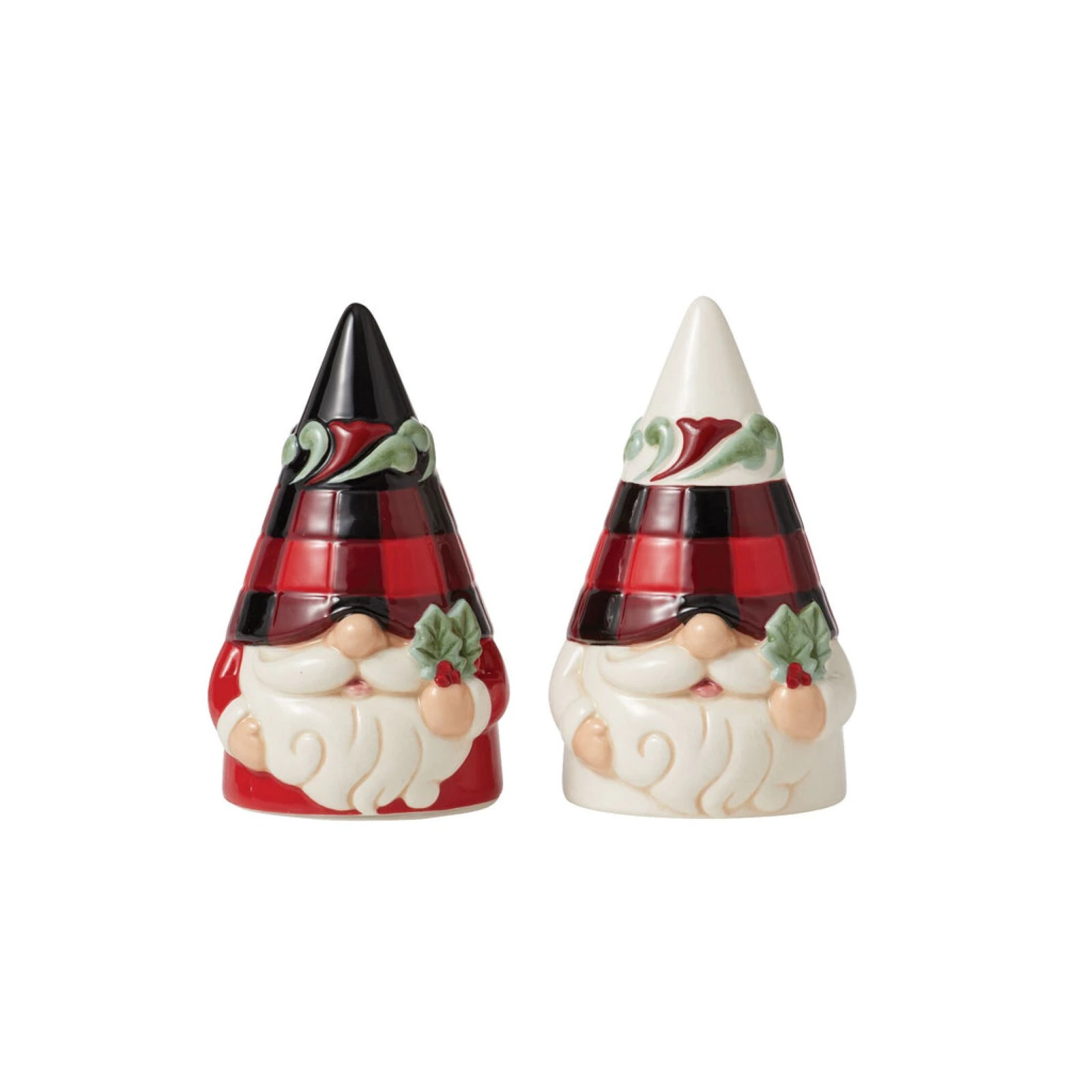 Jim Shore Heartwood Creek Highland Glen Gnome Salt & Pepper Shaker Set