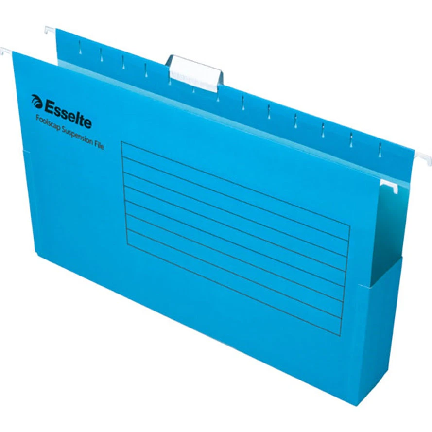 Esselte Hanging Box Suspension File 75mm High Capacity Blue Box 25