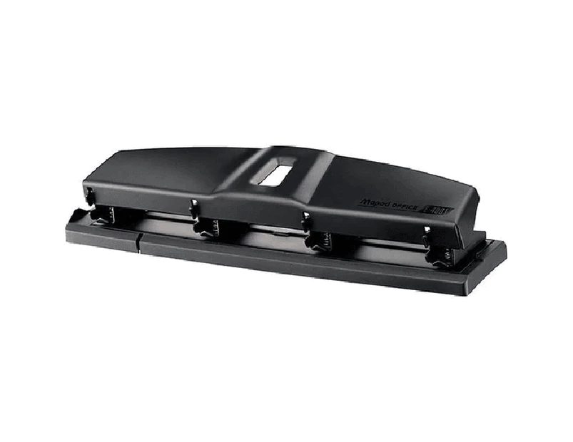 Maped Essentials 4 Hole Punch 12 Sheet Black