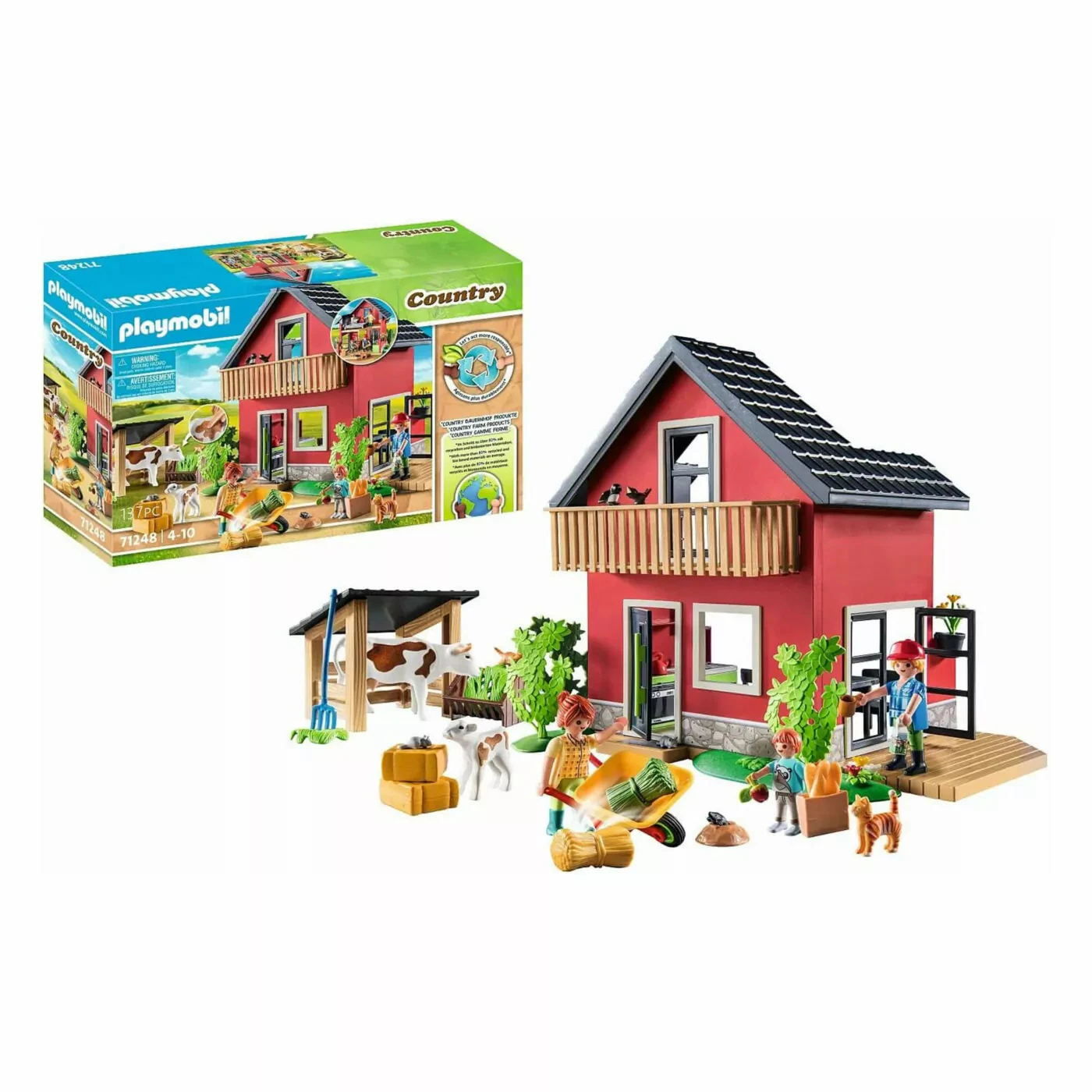 Playmobil Farm House Kids/Childrens Interactive Pretend Play Toy Playset 4+