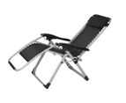 Zero Gravity Recliner Reclining Lounge Folding Outdoor Camping Chair