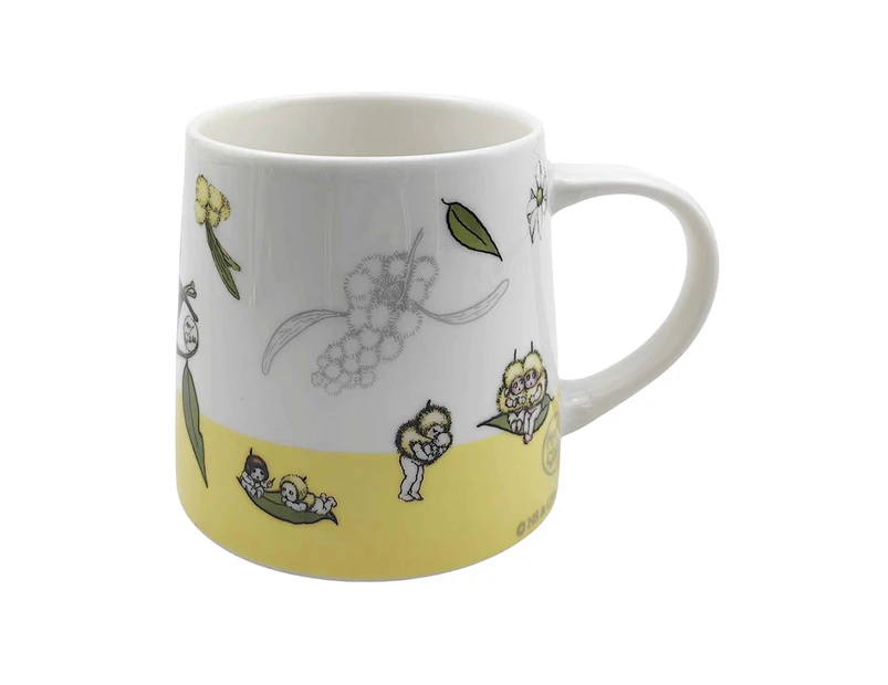 Urban May Gibbs 400ml/9cm Ceramic Mug w/ Handle Coffee/Tea Drinkware Cup Yellow