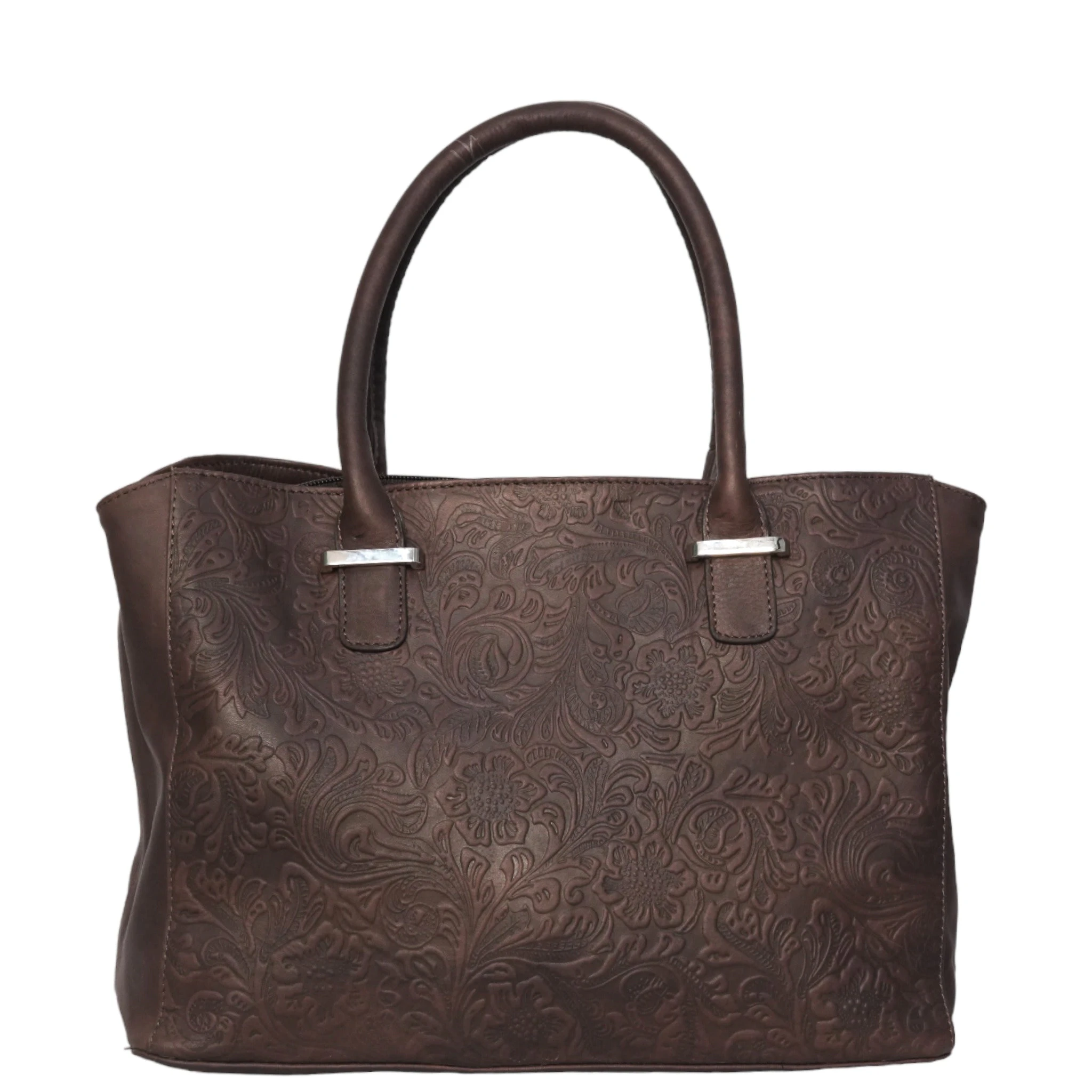 Floral Handbag EOP500 - Brown