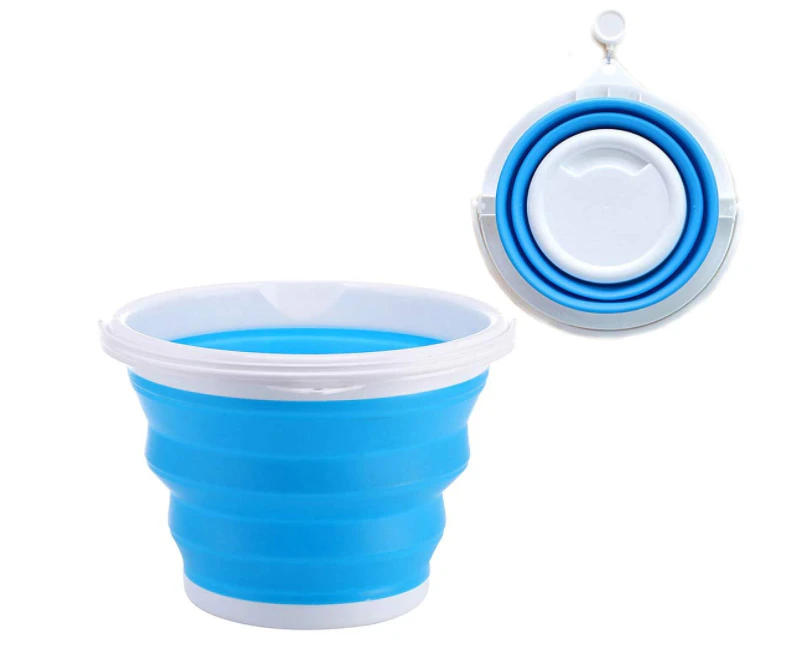 Collapsible Bucket,Portable Folding Bucket with Handle