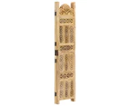 vidaXL Hand Carved 3-Panel Room Divider 120x165 cm Solid Mango Wood