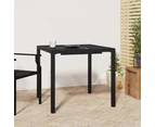 vidaXL Garden Table Anthracite 80x80x72 cm Steel