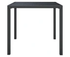 vidaXL Garden Table Anthracite 80x80x72 cm Steel