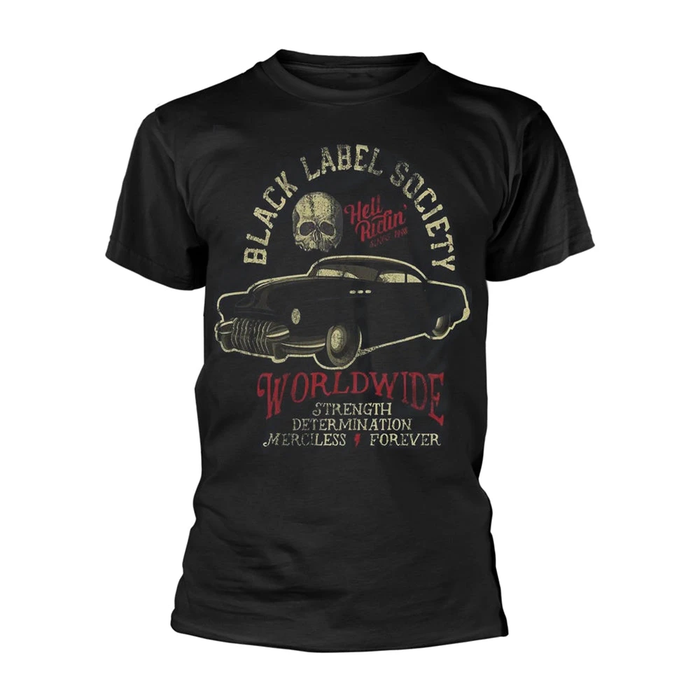 Black Label Society Unisex T-shirt: Hell Riding Hot Rod