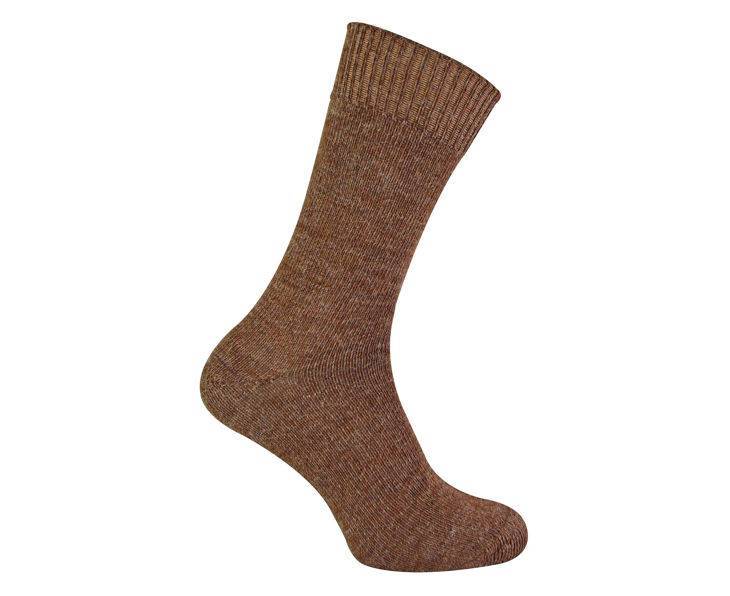 Luxury Alpaca Wool Socks for Men & Women | The Highland Sock Co. | Everyday Alpaca Socks for Winter - Brown