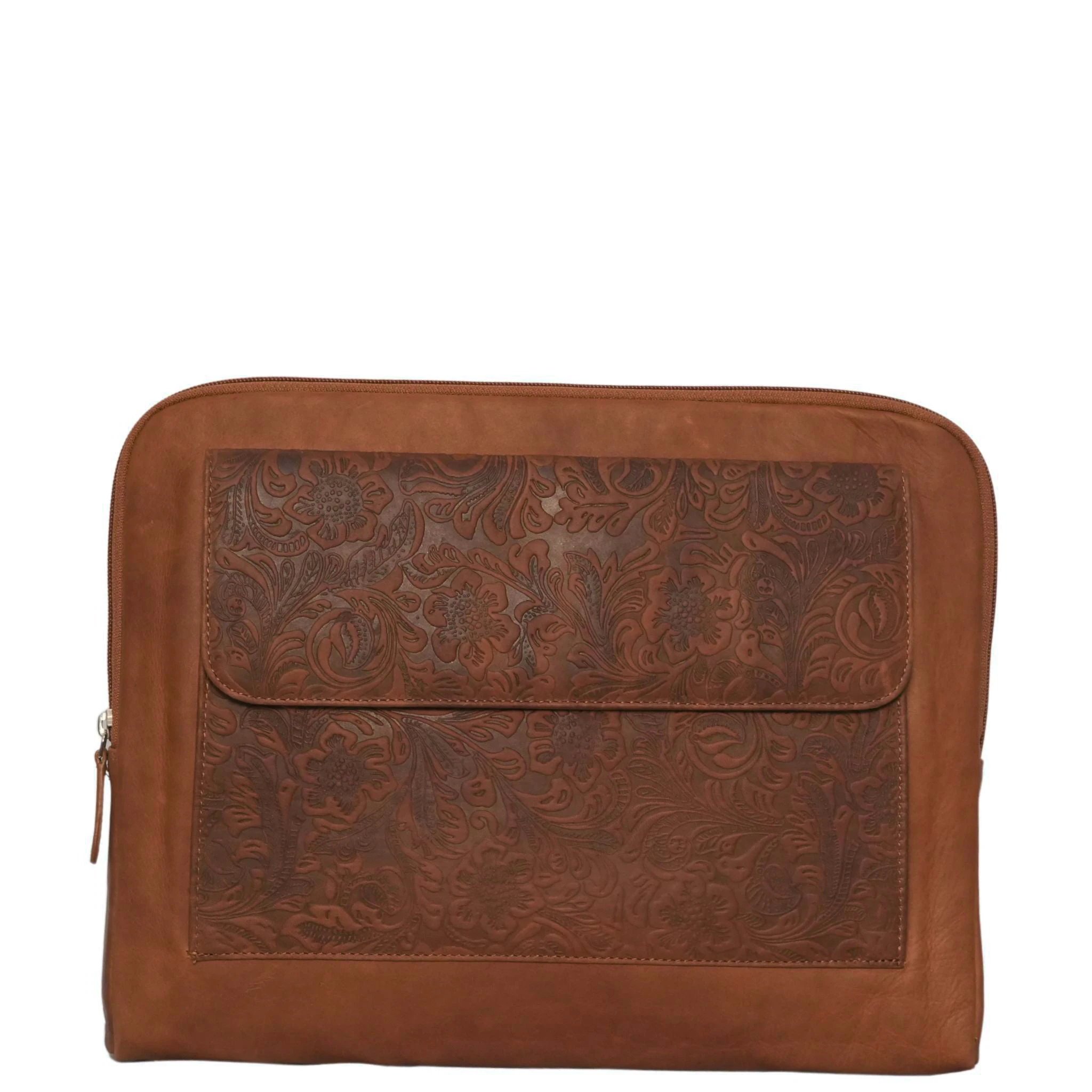 Floral Laptop Bag EOP536 - Tan