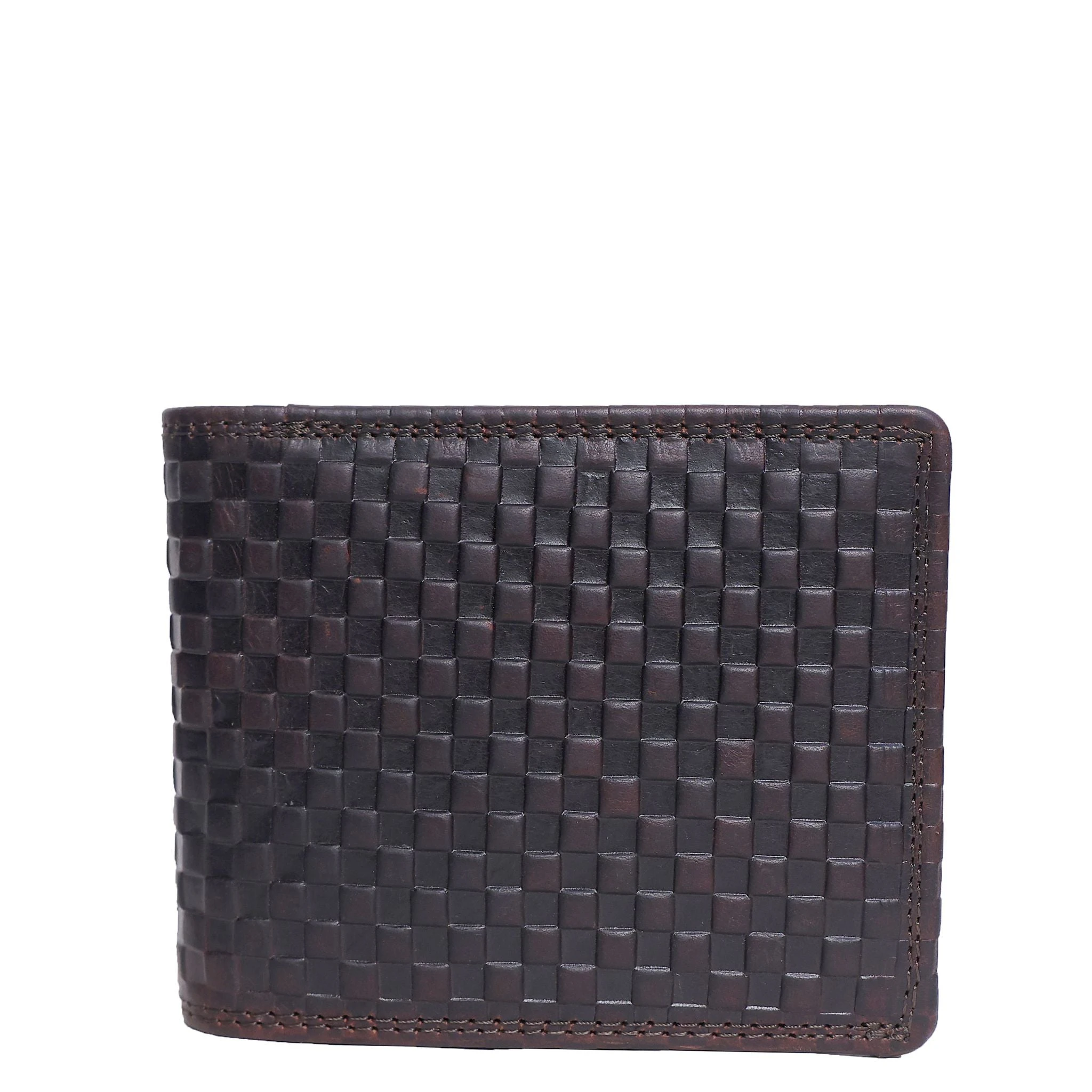 Men's Leather Wallet ZOP9066 - Brown