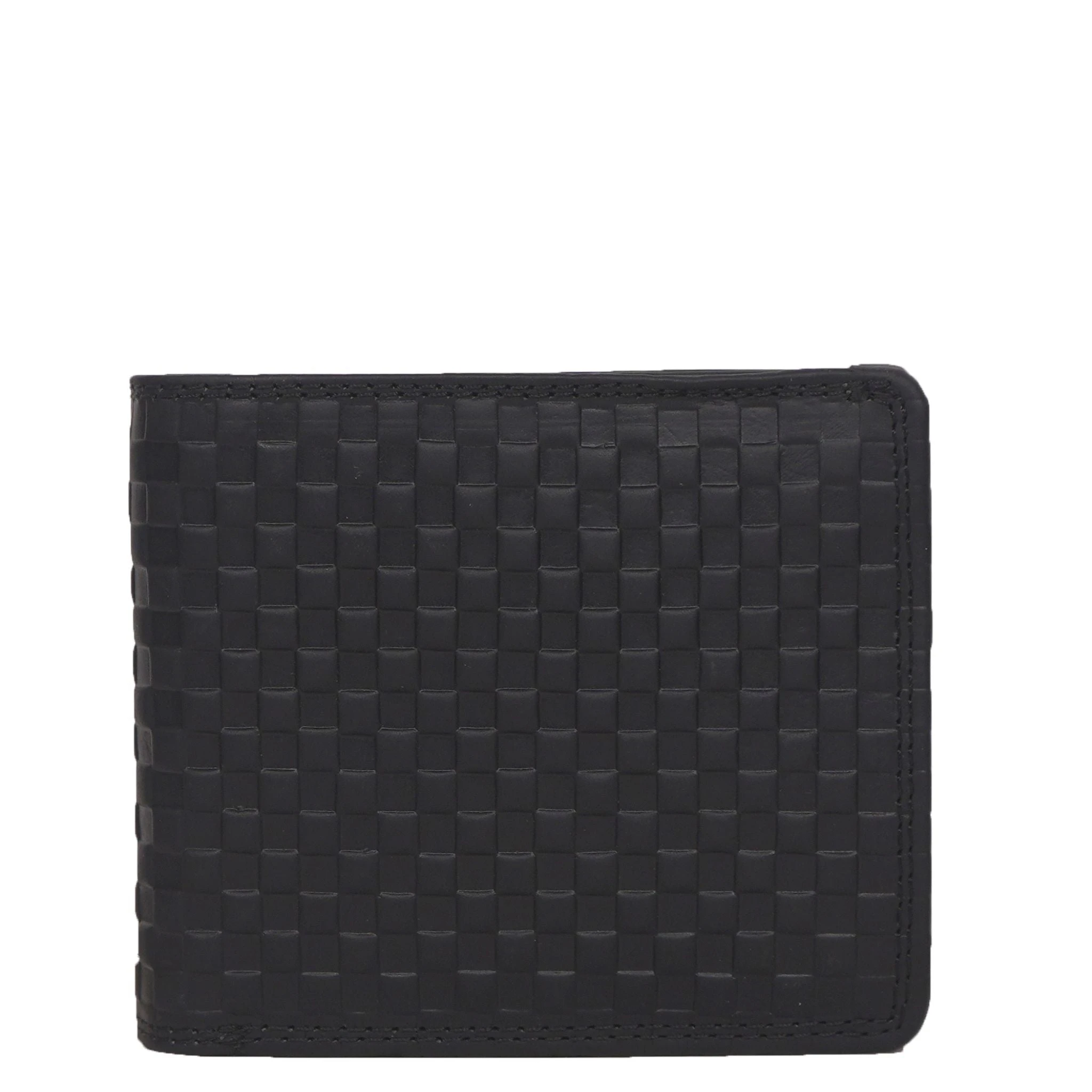 Men's Leather Wallet ZOP9066 - Black