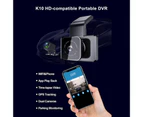 Driving Recorder Dual Cameras Full HD-compatible 1080P 3-Inch Front Rear View Car DVR for Autos