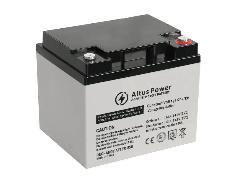 Altus 12V 60ah AGM Battery Deep Cycle SLA Lead Acid Battery