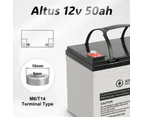 Altus 12V 50ah AGM Battery Deep Cycle SLA Lead Acid Battery