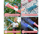 Rifle Bubble Gun Bubbles Machine Blower Outdoor Party Summer Toy - Short Blue