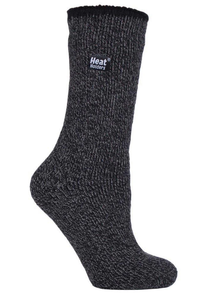 HEAT HOLDERS Original Thermal Merino Wool Blend Socks - Women's - Black