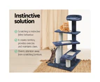 i.Pet Cat Tree 100cm Trees Scratching Post Scratcher Tower Condo House Furniture Wood Steps