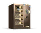 Safes 10mm Door Thick 25L Fingerprint Digital Security Box - Electronic Safety Lock Box - Black