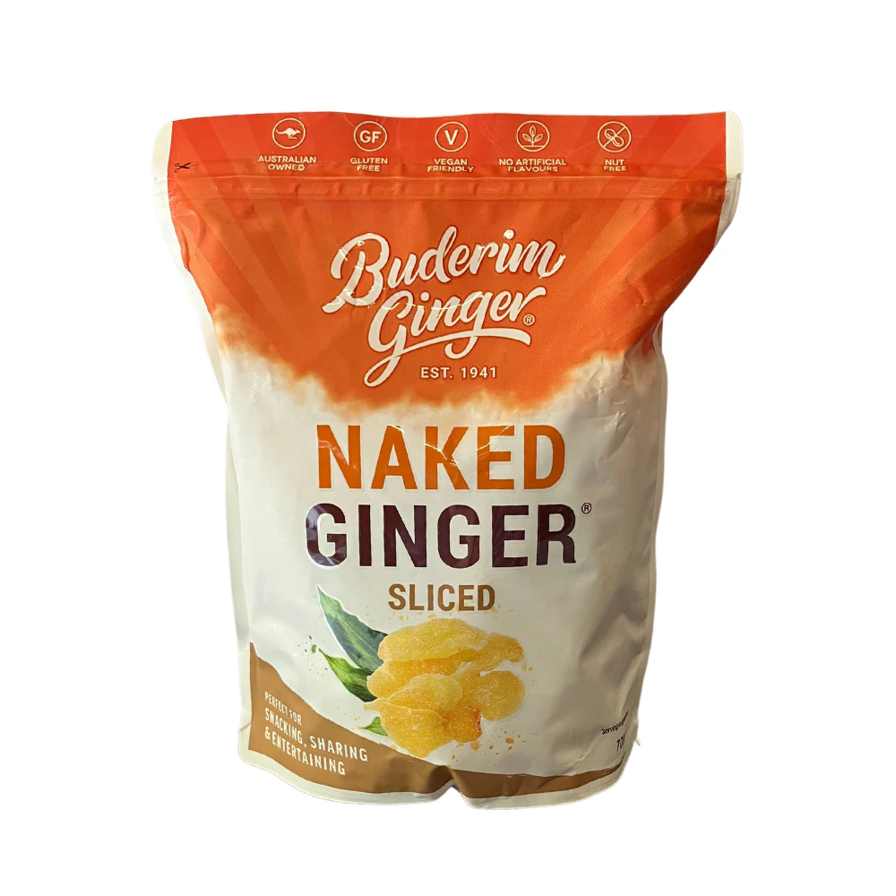 Buderim Naked Ginger Sliced 700g