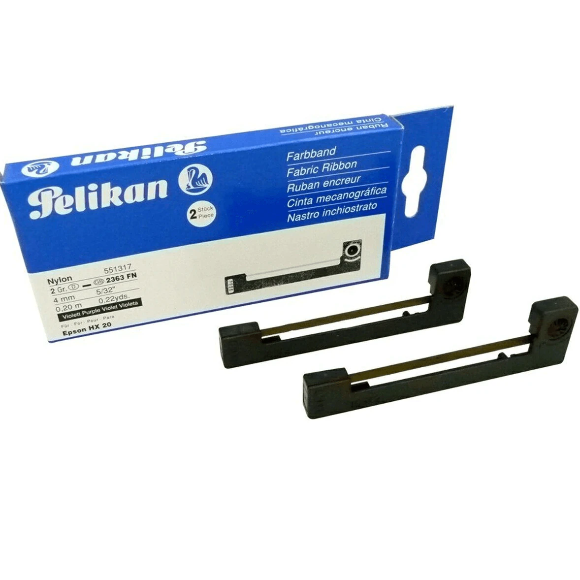 Pelikan Epson Hx20 Ribbon Nylon Black Pack 2